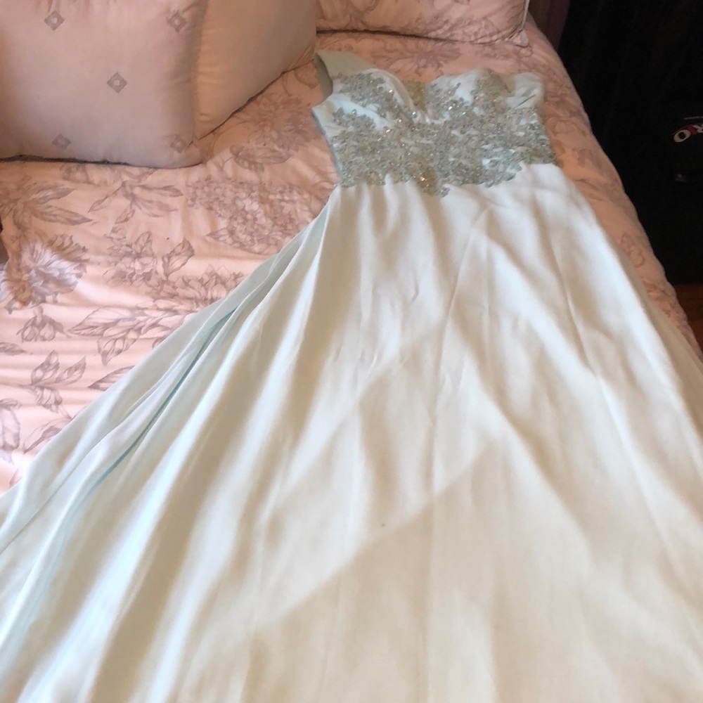 Beautiful Baby blue evening gown